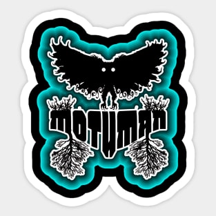 Mothman West Virginia Wing Humanoid Moth Retro Vintage Sticker